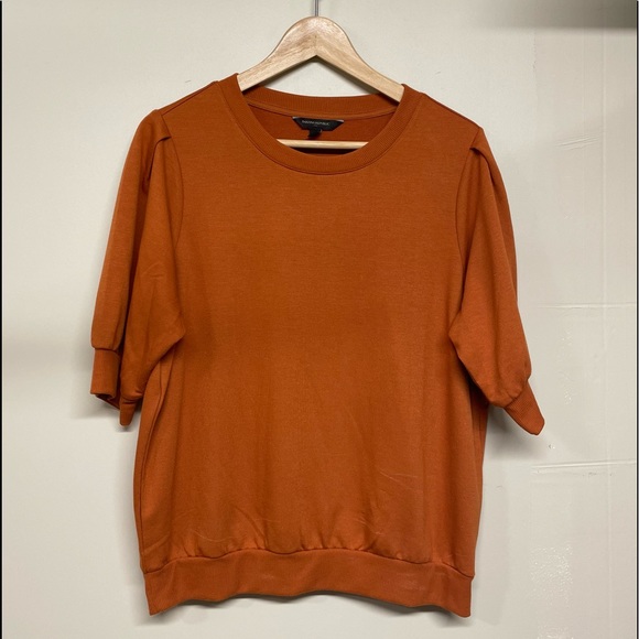 Burnt Orange sweater blouse - Picture 1 of 4